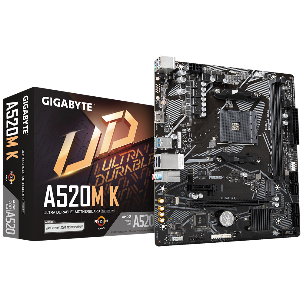 Gigagbyte B450M DS3H 4 RAM SLOT (rev. 1.x)