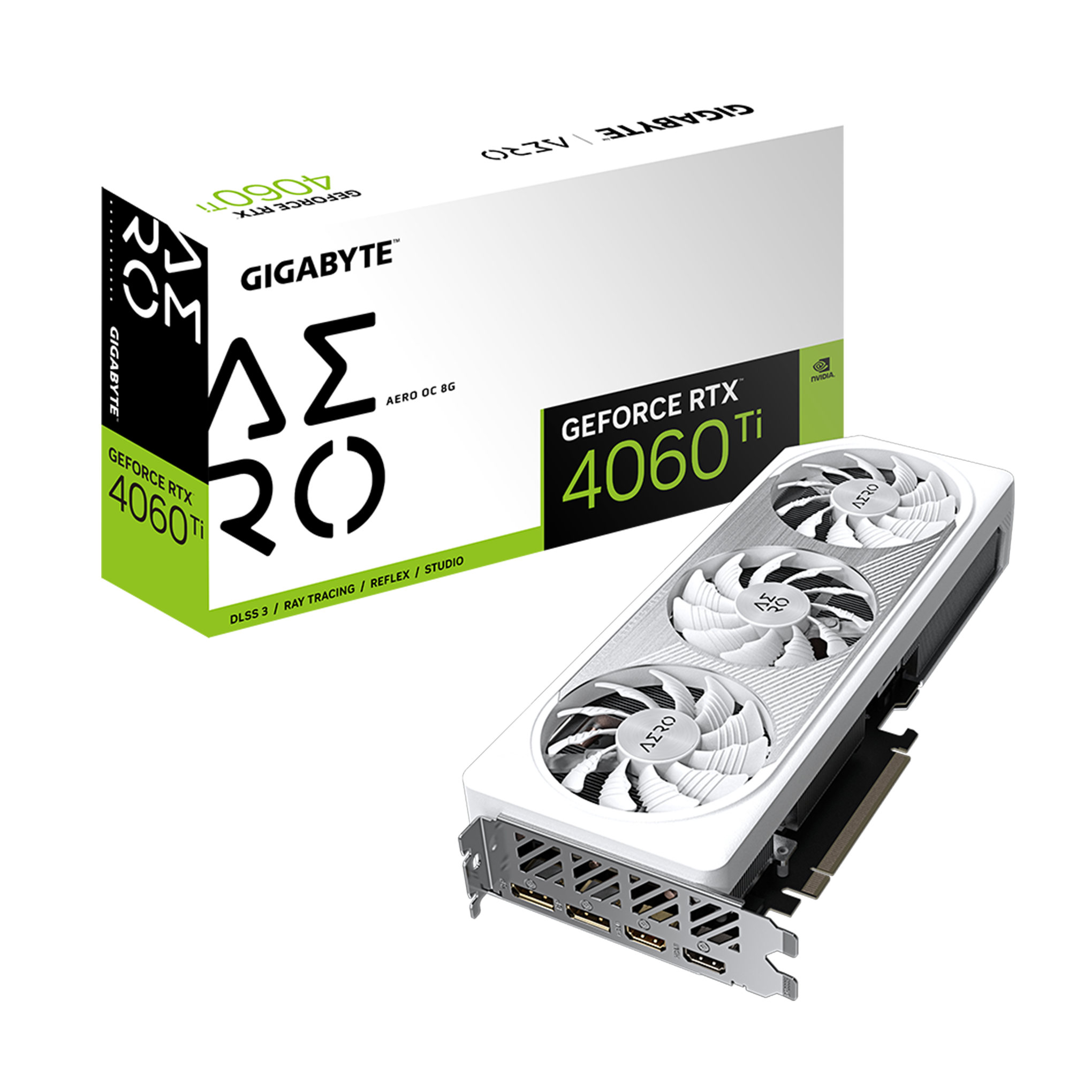 GIGABYTE GEFORCE RTX4060 TI AERO OC 8G