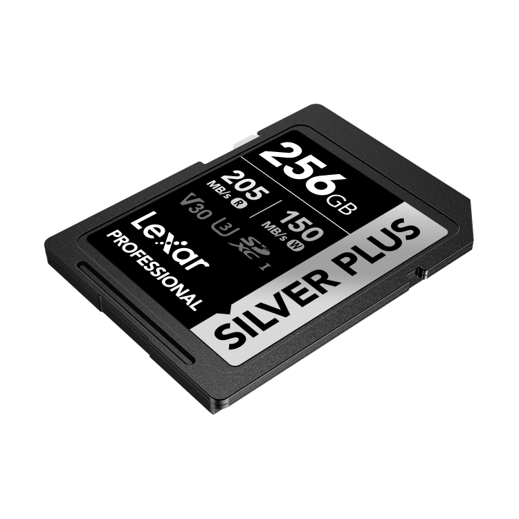 Lexar 256GB Professional SILVER PLUS SDXC™ UHS-I Card 